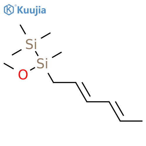 DISILANE, 1-(2,4-HEXADIENYL)-1-METHOXY-1,2,2,2-TETRAMETHYL- structure