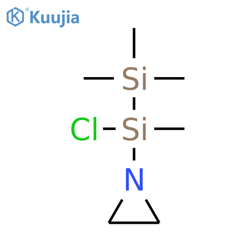 AZIRIDINE, 1-(1-CHLORO-1,2,2,2-TETRAMETHYLDISILANYL)- structure