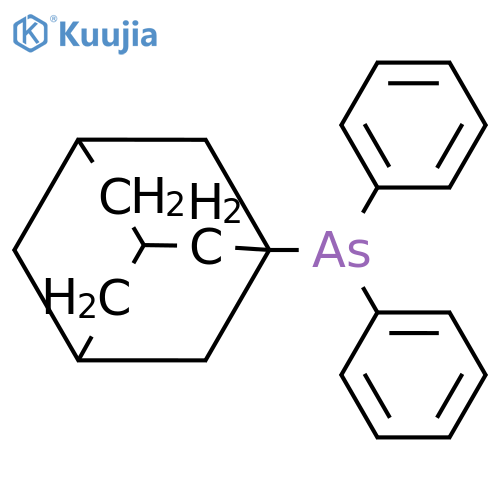ARSINE, DIPHENYLTRICYCLO[3.3.1.13,7]DEC-1-YL- structure