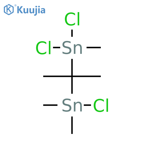 Stannane, dichloro[1-(chlorodimethylstannyl)-1-methylethyl]methyl- structure