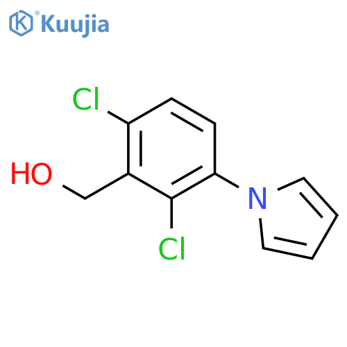 BENZENEMETHANOL, 2,6-DICHLORO-3-(1H-PYRROL-1-YL)- structure
