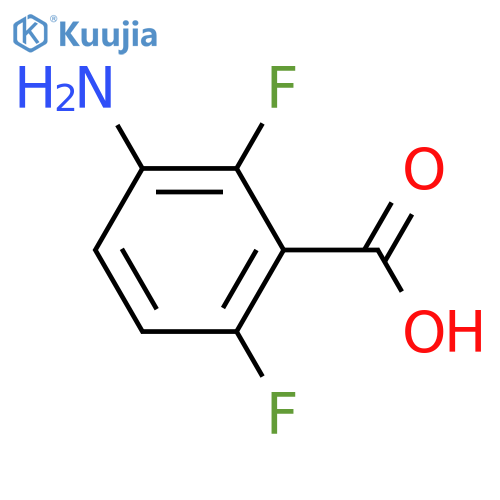 3-AMINO-2,6-DIFLUOROBENZOIC ACID structure