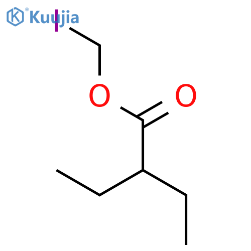 Butanoic acid, 2-ethyl-, iodomethyl ester structure