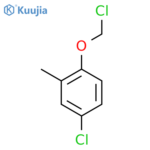 Benzene, 4-chloro-1-(chloromethoxy)-2-methyl- structure