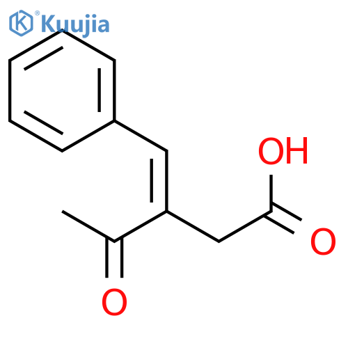 PENTANOIC ACID, 4-OXO-3-(PHENYLMETHYLENE)-, (3E)- structure