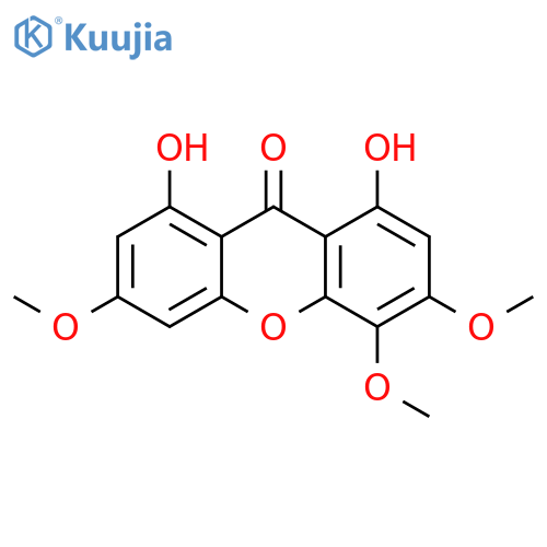 9H-Xanthen-9-one,1,8-dihydroxy-3,4,6-trimethoxy- structure