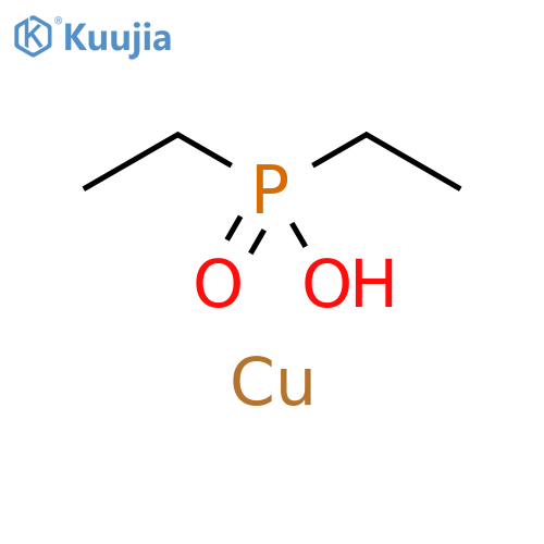 Phosphinic acid, diethyl-, copper(2+) salt (9CI) structure
