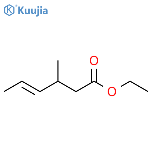 4-Hexenoic acid, 3-methyl-, ethyl ester, (4E)- structure