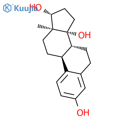Estra-1,3,5(10)-triene-3,14,17-triol, (13a,17a)-(±)- structure