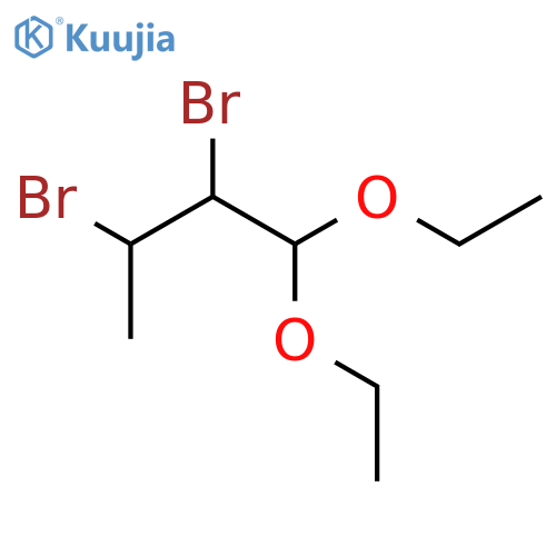 BUTANE, 2,3-DIBROMO-1,1-DIETHOXY- structure