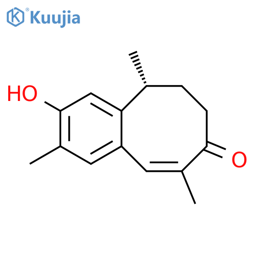 7(8H)-Benzocyclooctenone, 9,10-dihydro-2-hydroxy-3,6,10-trimethyl-, (10R)- structure
