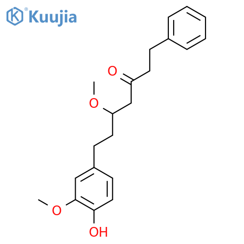 3-Heptanone, 7-(4-hydroxy-3-methoxyphenyl)-5-methoxy-1-phenyl- structure