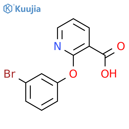 2-(3-Bromophenoxy)pyridine-3-carboxylic Acid structure