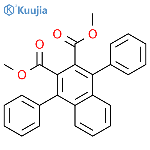 2,3-Naphthalenedicarboxylic acid, 1,4-diphenyl-, dimethyl ester structure