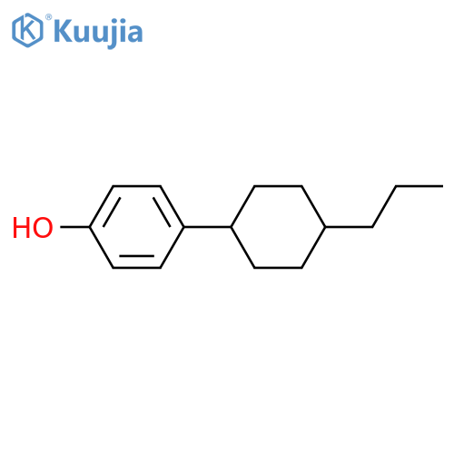 Phenol,4-(4-propylcyclohexyl)- structure