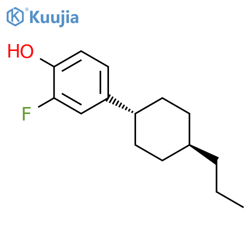 2-fluoro-4-(trans-4-propylcyclohexyl)Phenol structure