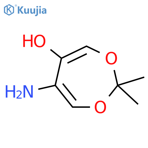 1,3-Dioxepin-5-ol,6-amino-2,2-dimethyl- structure