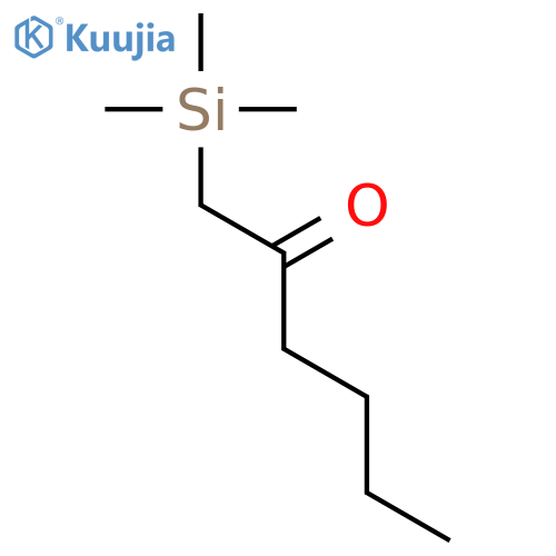 2-Hexanone, 1-(trimethylsilyl)- structure