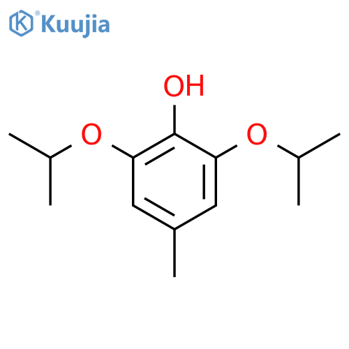Phenol, 4-methyl-2,6-bis(1-methylethoxy)- structure