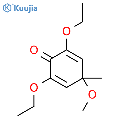 2,5-CYCLOHEXADIEN-1-ONE, 2,6-DIETHOXY-4-METHOXY-4-METHYL- structure