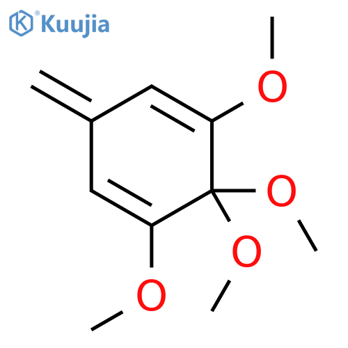 1,4-CYCLOHEXADIENE, 1,5,6,6-TETRAMETHOXY-3-METHYLENE- structure