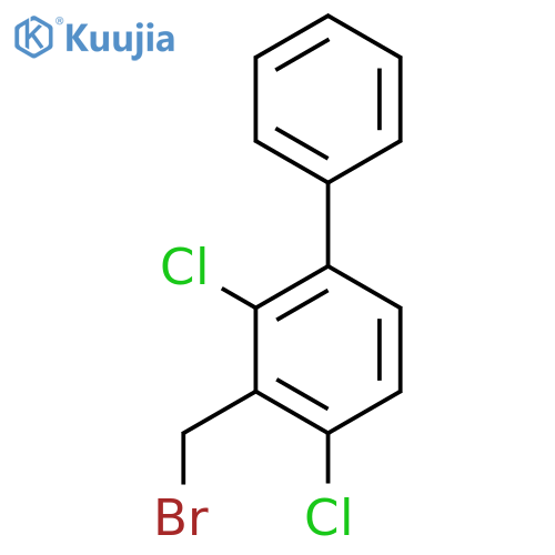 1,1'-Biphenyl, 3-(bromomethyl)-2,4-dichloro- structure