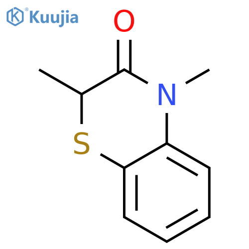 2H-1,4-Benzothiazin-3(4H)-one, 2,4-dimethyl- structure