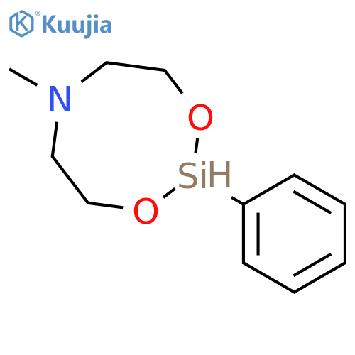 1,3-DIOXA-6-AZA-2-SILACYCLOOCTANE, 6-METHYL-2-PHENYL- structure