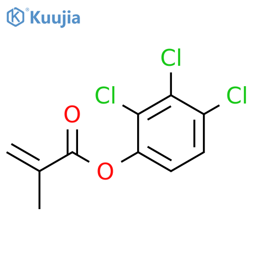 2-Propenoic acid, 2-methyl-, trichlorophenyl ester structure
