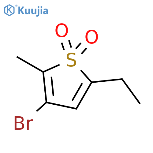 3-Bromo-5-ethyl-2-methylthiophene-1,1-dioxide structure