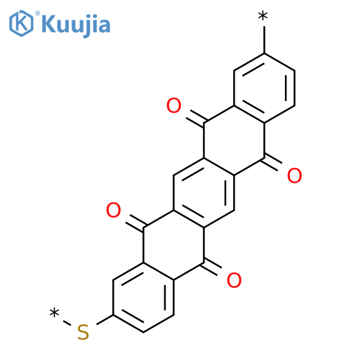 POLY[THIO(5,7,12,14-TETRAHYDRO-5,7,12,14-TETRAOXO-2,10-PENTACENEDIYL)] structure