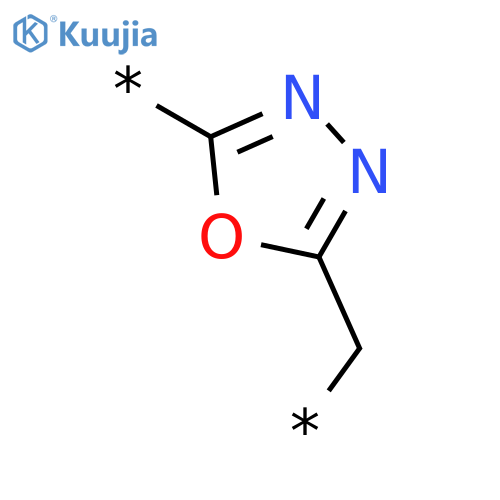 Poly(1,3,4-oxadiazole-2,5-diylmethylene) structure