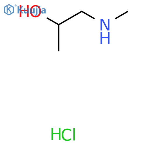 1-(methylamino)propan-2-ol hydrochloride structure