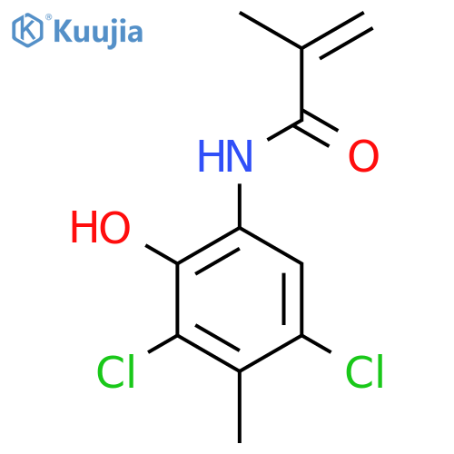2-PROPENAMIDE, N-(3,5-DICHLORO-2-HYDROXY-4-METHYLPHENYL)-2-METHYL- structure