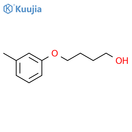 1-Butanol, 4-(3-methylphenoxy)- structure