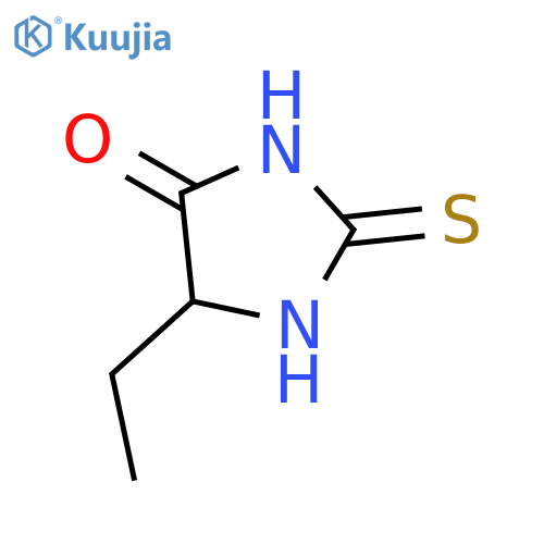 4-Imidazolidinone, 5-ethyl-2-thioxo- structure