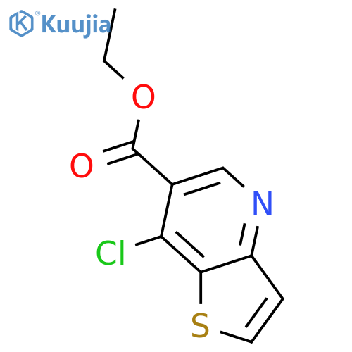 Ethyl 7-chlorothieno[3,2-b]pyridine-6-carboxylate structure