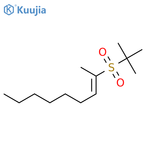 2-NONENE, 2-[(1,1-DIMETHYLETHYL)SULFONYL]-, (E)- structure