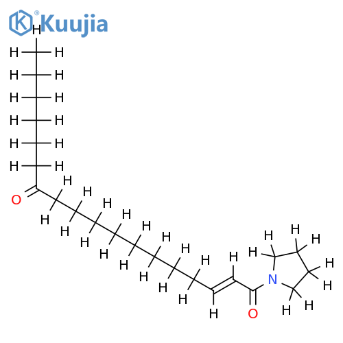 12-Oxo-2t-octadecensaeurepyrrolidid structure