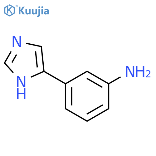 3-(1H-imidazol-4-yl)aniline structure