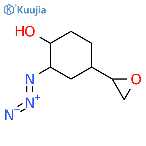 Cyclohexanol, 2-azido-4-oxiranyl- structure