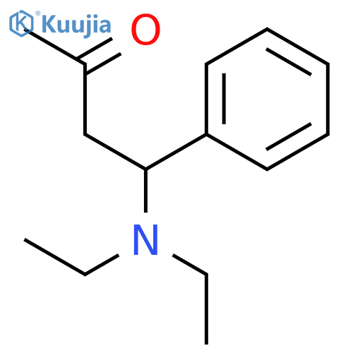 2-Butanone, 4-(diethylamino)-4-phenyl- structure