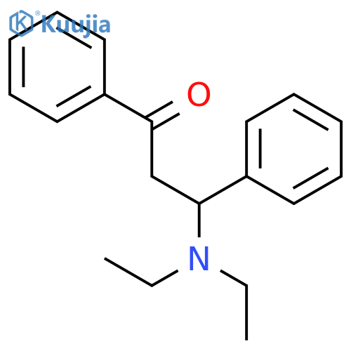 1-Propanone, 3-(diethylamino)-1,3-diphenyl- structure