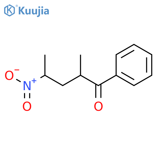 1-Pentanone, 2-methyl-4-nitro-1-phenyl- structure
