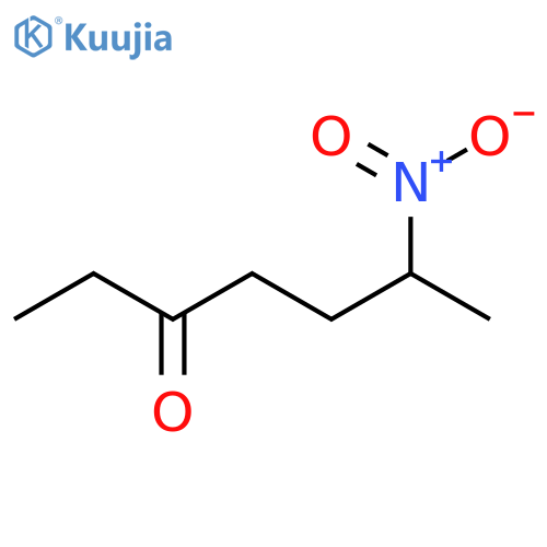 6-Nitroheptan-3-one structure