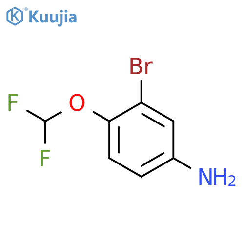 3-Bromo-4-(Difluoromethoxy)aniline structure
