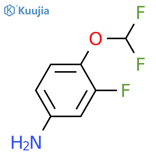 4-(difluoromethoxy)-3-fluoroaniline structure
