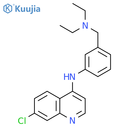 7-chloro-N-{3-(diethylamino)methylphenyl}quinolin-4-amine structure