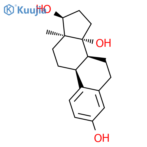 Estra-1,3,5(10)-triene-3,14,17-triol, (8a,13a,17b)-(±)- structure