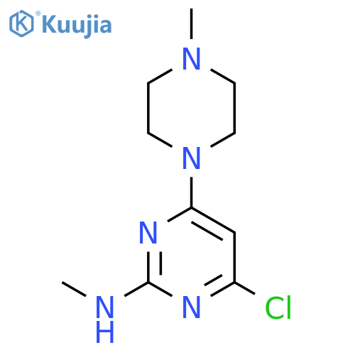 4-chloro-N-methyl-6-(4-methyl-1-piperazinyl)-2-Pyrimidinamine structure